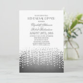 Saitenlicht elegantes Probe Einladung (Stehend Vorderseite)