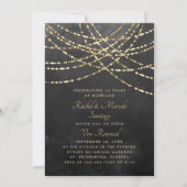 Saitenlicht Hochzeitstag Vow Renewal Einladung (Vorderseite)