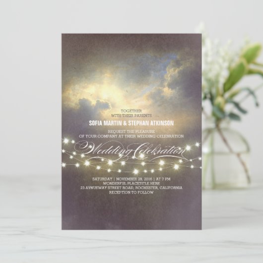 Saitenlichter - Einladung zum Sonnenuntergang (Stehend Vorderseite)