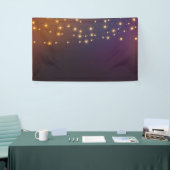 Saitenlichter im Hintergrund Banner (Messeveranstaltung)