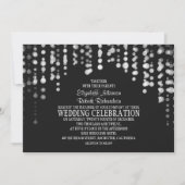 Saitenlichter Moderne Hochzeitseinladung Einladung (Vorderseite)