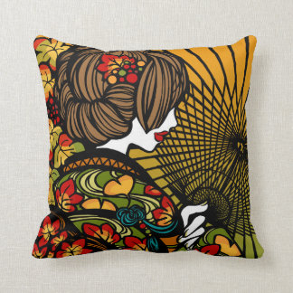 SajuArt Zen-"Bangasa und Herbst-Farb" Kissen