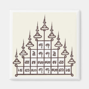 Sak Yant Kühlschrankmagnet