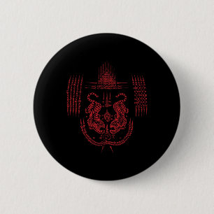 Sak Yant Muay Thai Kickboxen Tattoo asiatische Kul Button