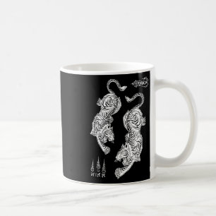 Sak Yant Muay Thai Kickboxen Tigers Tattoo asiatis Kaffeetasse
