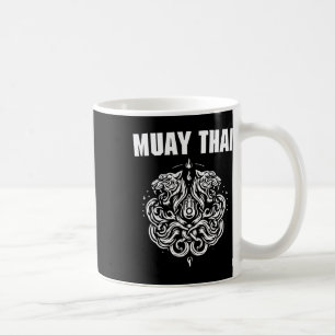 Sak Yant Muay Thai Kunst Tattoo Zwillings-Tiger Ki Kaffeetasse