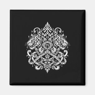 Sak Yant Muay Thai Mixed Martial Arts Tattoo Twin Magnet