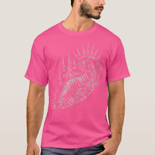 Sak Yant Thai Tattoo Powerful Tiger Magical Thaila T-Shirt