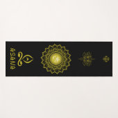 Sak Yant Yantra Yoga Mat Yogamatte (Vorderseite (Horizontal))