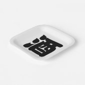 SAKE 酒 PAPPTELLER (Gewinkelt)