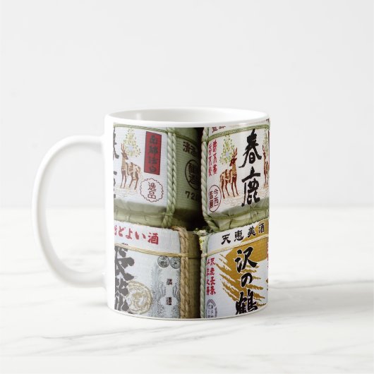 Sake Barrels von Nara Kaffeetasse (Links)