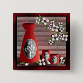 "Sake" Button (Vorderseite)