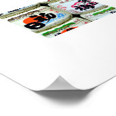 Sake-Cäses von Ise Shrine: Japan Poster (Ecke)