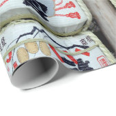 Sake-Checks von Ise Shrine, Japan  Geschenkpapier (Rolleneckpunkt)