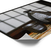 Sake Cups und Carafe Print Poster (Ecke)