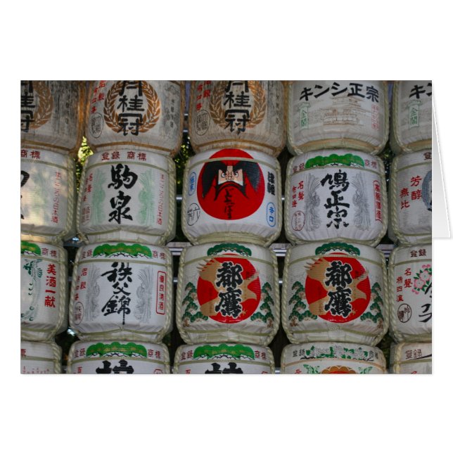 Sake-Fässer (Vorderseite (Horizontal))