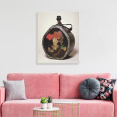 Sake-Flasche mit Perlmutt Leinwanddruck (Insitu (Wohnzimmer))