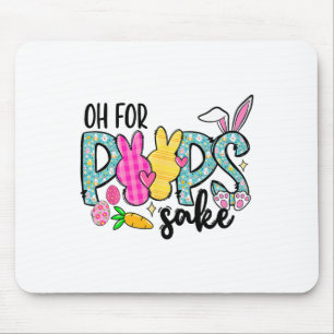 Sake Funny Easter Bunny Print Gles Happy Oaster Wo Mousepad