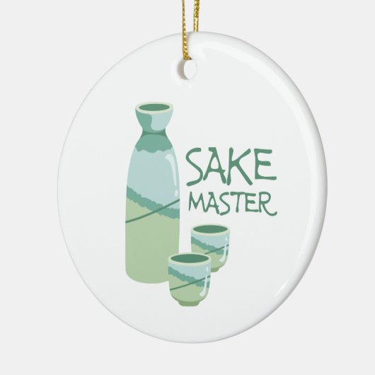 Sake Master Keramik Ornament (Links)