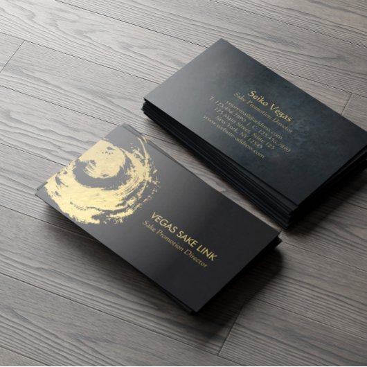 Sake Sommelier Weinkeller Barkeeper Visitenkarte