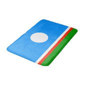 Sakha Flag Badematte (Schrägansicht)