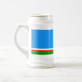 Sakha Flag Bierglas (Links)