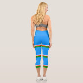 Sakha Flag Capri Leggings (Rückseite)