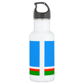 Sakha Flag Edelstahlflasche (Rückseite)