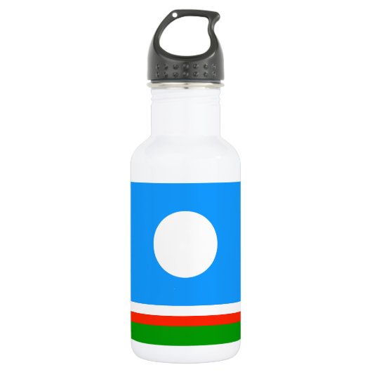 Sakha Flag Edelstahlflasche (Vorderseite)
