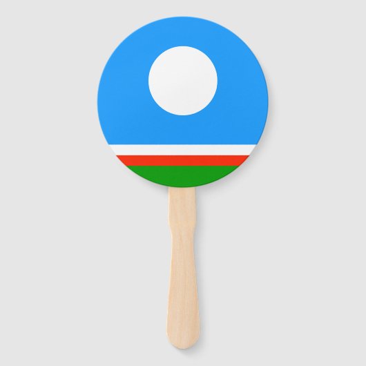 Sakha Flag Fächer (Vorderseite)