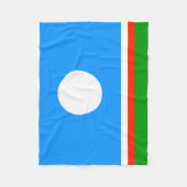 Sakha Flag Fleecedecke (Vorderseite)