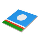 Sakha Flag Fliese (Seite)