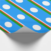Sakha Flag Geschenkpapier (Ecke)