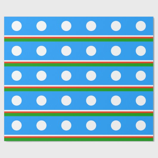 Sakha Flag Geschenkpapier (Flach)
