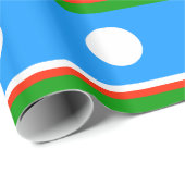 Sakha Flag Geschenkpapier (Rolleneckpunkt)