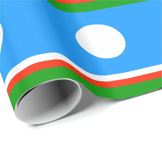 Sakha Flag Geschenkpapier (Rolleneckpunkt)