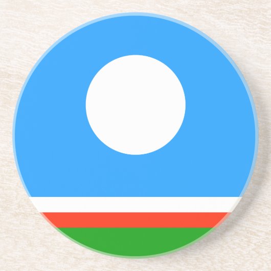Sakha Flag Getränkeuntersetzer (Vorne)