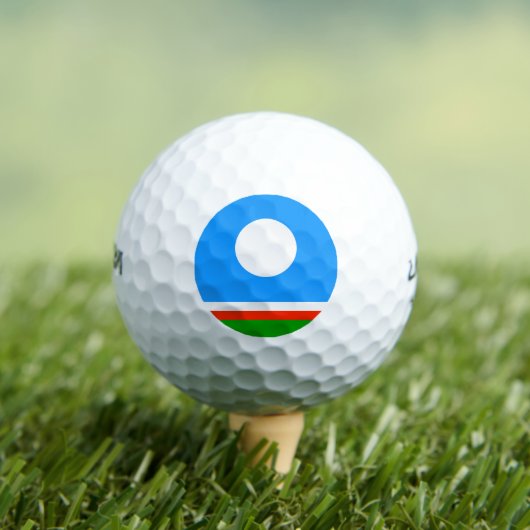 Sakha Flag Golfball (Insitu T-Shirt)