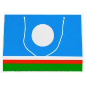 Sakha Flag Große Geschenktüte (Vorderseite)