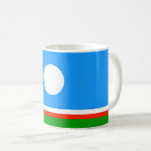 Sakha Flag Kaffeetasse (VorderseiteRechts)