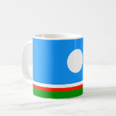 Sakha Flag Kaffeetasse (Vorderseite Links)
