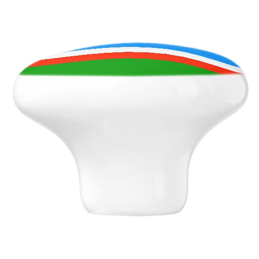 Sakha Flag Keramikknauf (Seitenansicht)