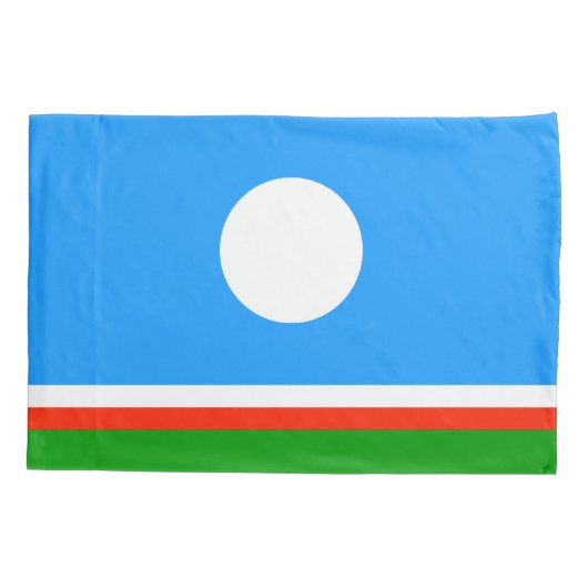 Sakha Flag Kissenbezug (Rückseite)