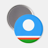 Sakha Flag Magnet (Vorderseite/Rückseite)