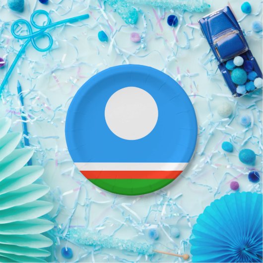 Sakha Flag Pappteller (Party)