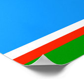 Sakha Flag Poster (Ecke)