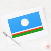 Sakha Flag Rechteckiger Aufkleber (Umschlag)