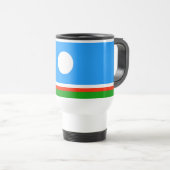 Sakha Flag Reisebecher (VorderseiteRechts)