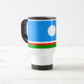 Sakha Flag Reisebecher (Vorderseite Links)