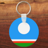 Sakha Flag Schlüsselanhänger (Vorderseite)